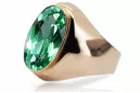 Ring Vintage craft Emerald Original Vintage 14K Rose Gold vrc077r